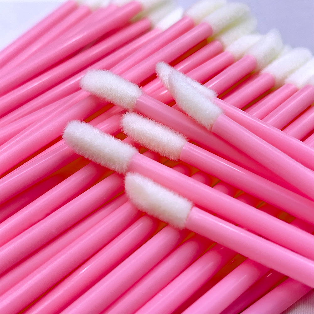 Beauty Makeup Vanity - 50/500PCS 일회용 립 브러쉬 속눈썹 연장
