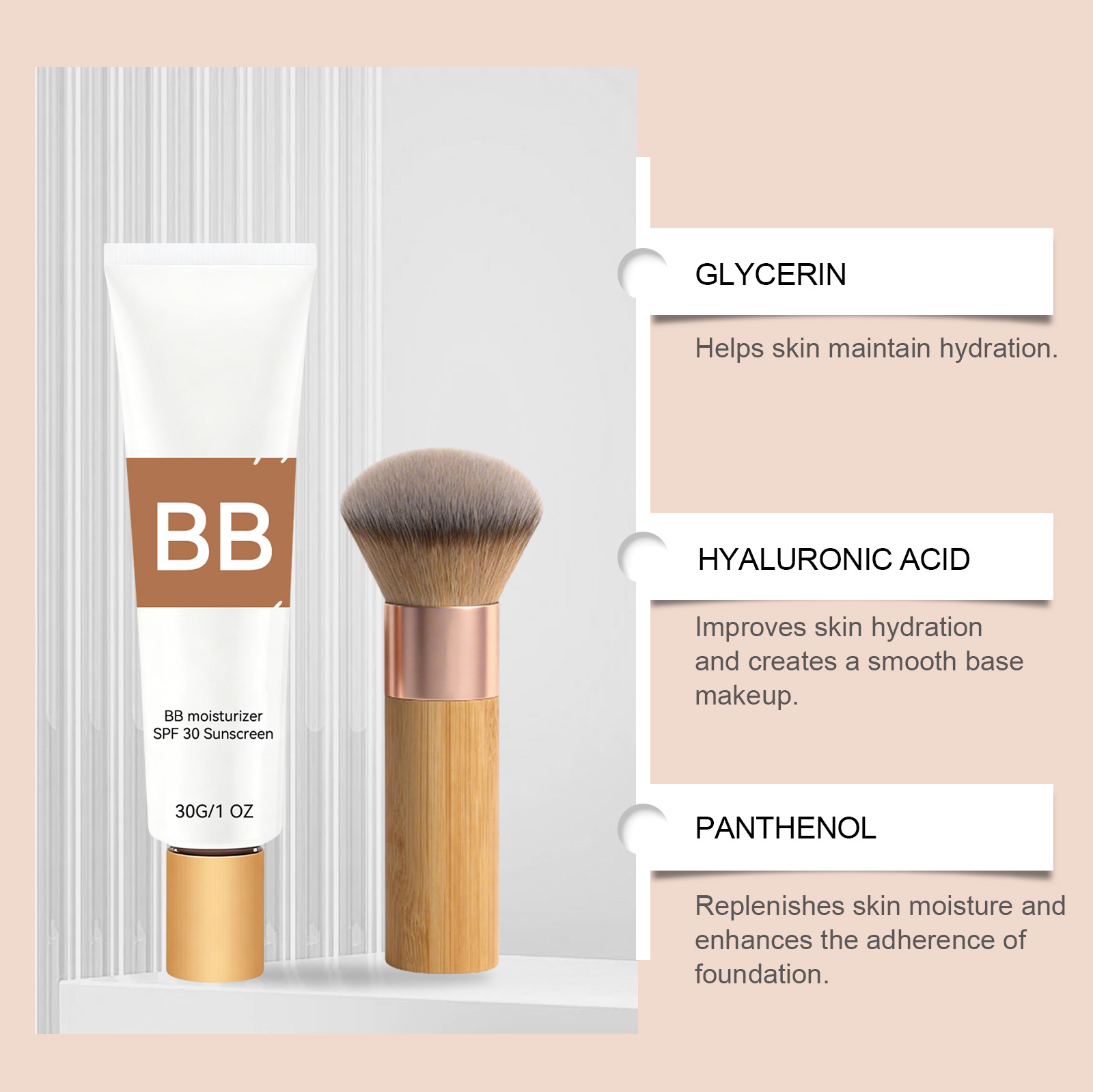 SPF 30 틴티드 모이스처라이저 비비크림 히알루론산  - Beauty Queen Makeup 리뷰 및 가격
