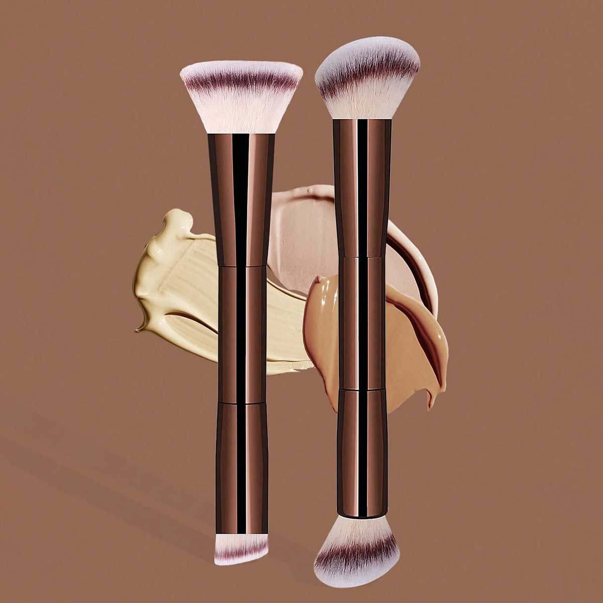 휴대용 여행용 듀얼 헤드 메이크업 브러쉬 2PCS 소프 - Beauty Queen Makeup 리뷰 및 가격