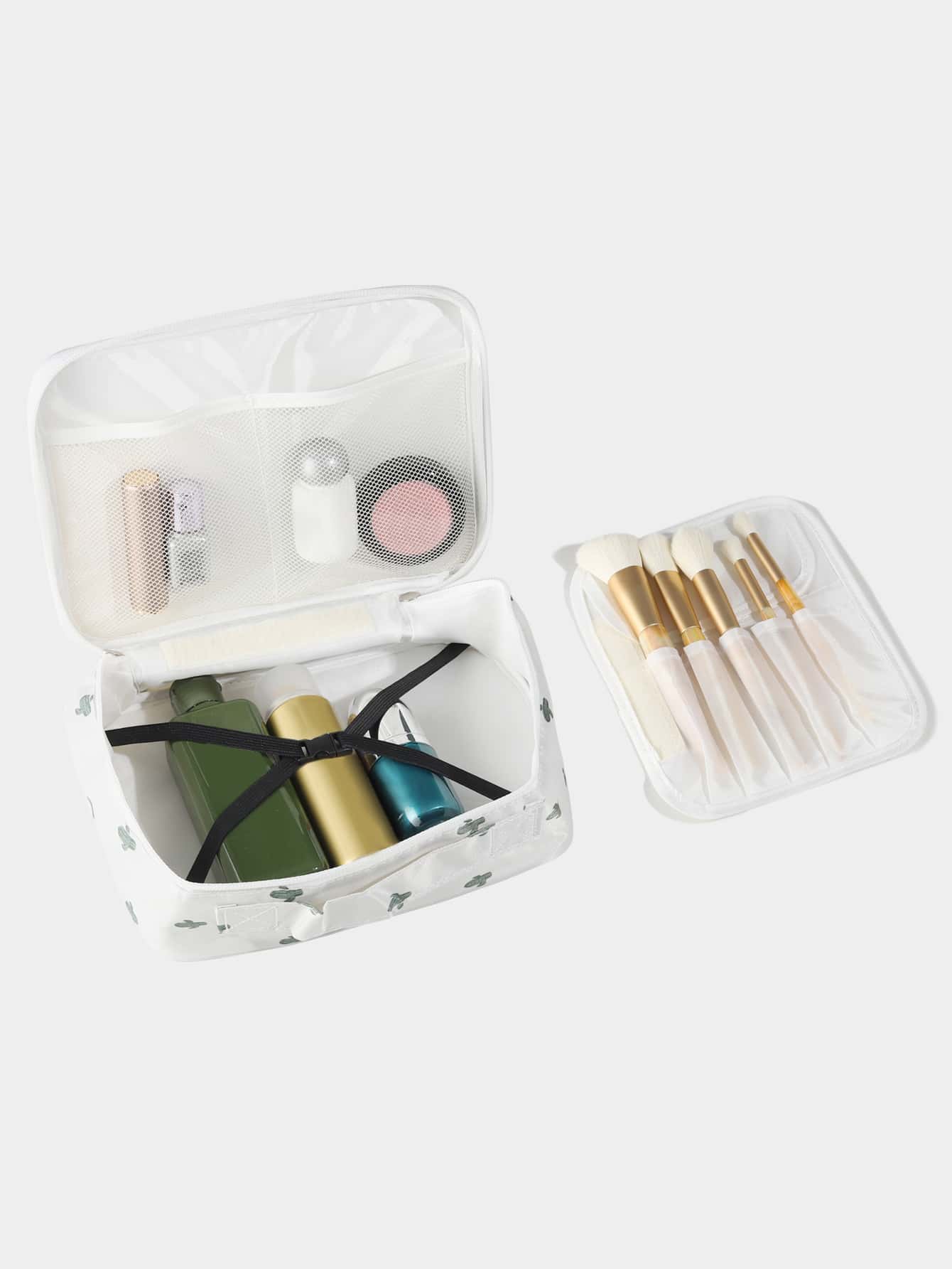 1 Pcs 선인장 인쇄 방수 화장품 가방 휴대용 핸드  - Beauty Bag Makeup 리뷰 및 가격