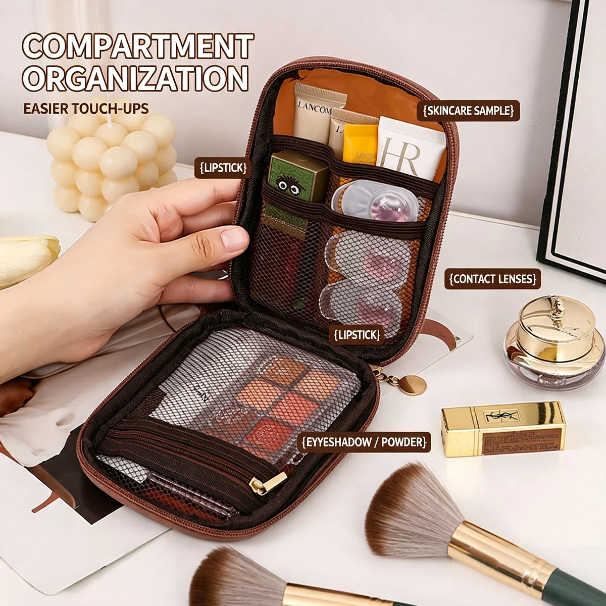 투명 휴대용 화장품 파우치 립스틱 정리함 여행용 파우치 - Beauty Bag Makeup 리뷰 및 가격